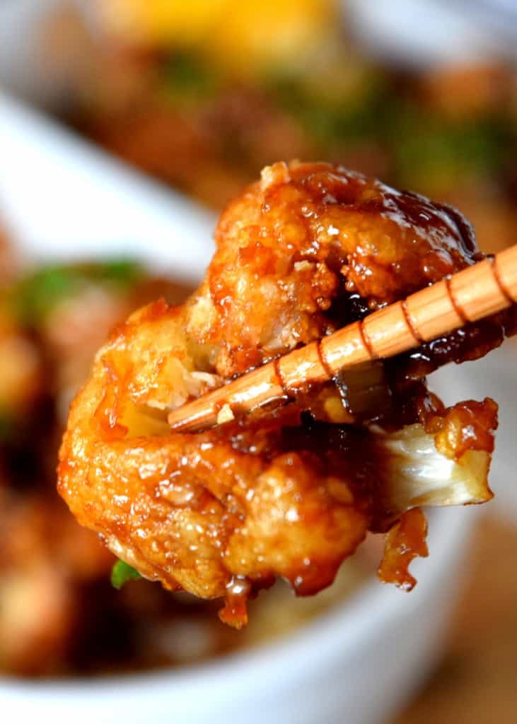 Asian Orange Sesame Cauliflower