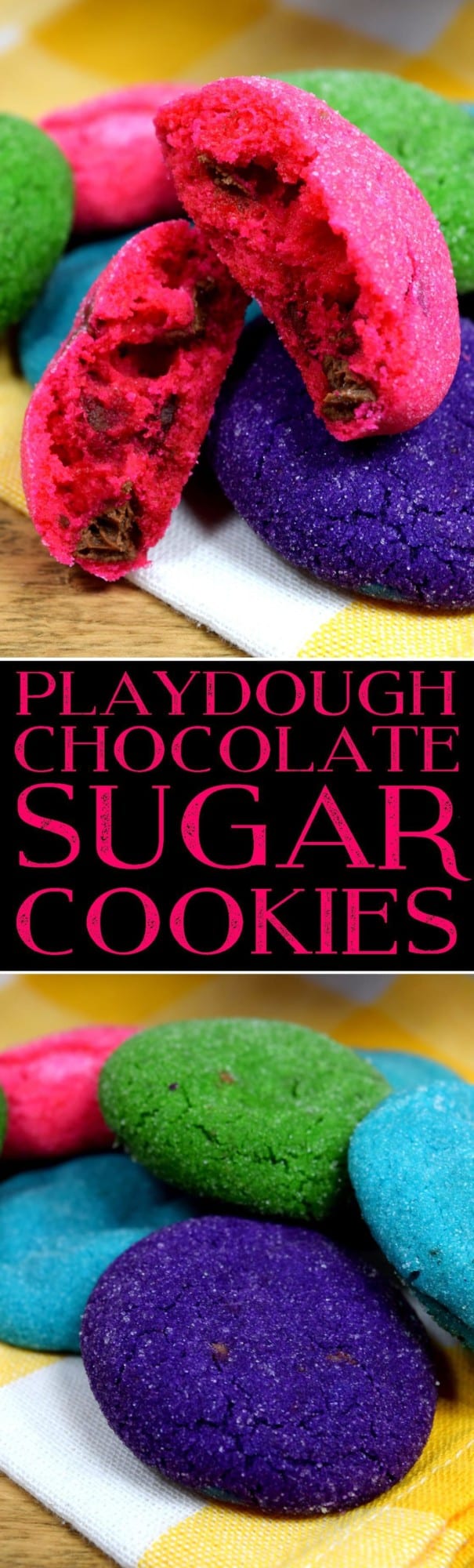 Playdough Inspired Sugar Cookies