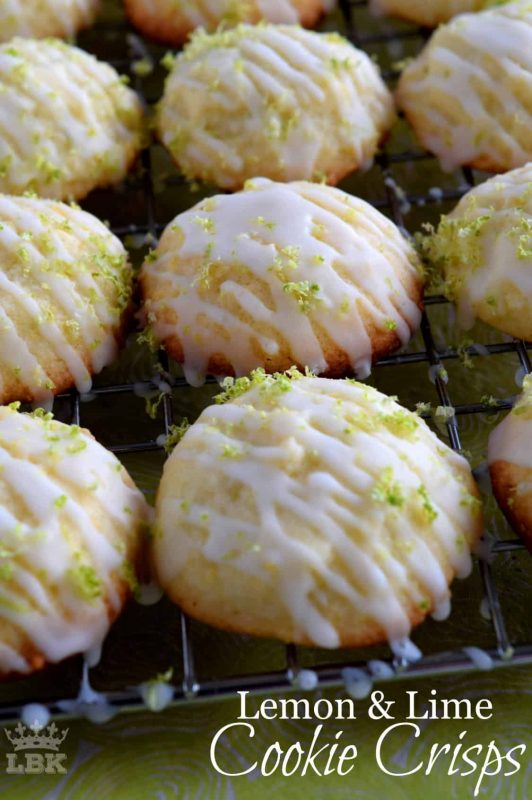 Lemon and Lime Cookie Crisps
