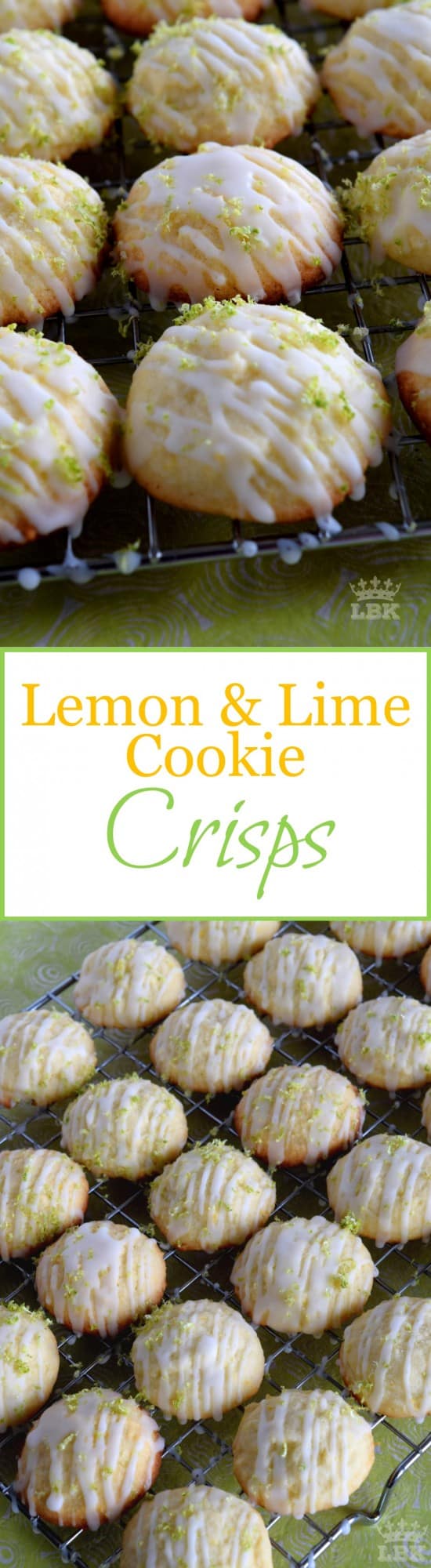 Lemon and Lime Cookie Crisps
