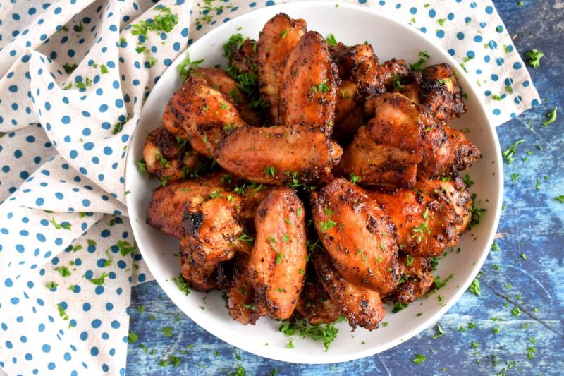 Dry Rub Baked Chicken Wings