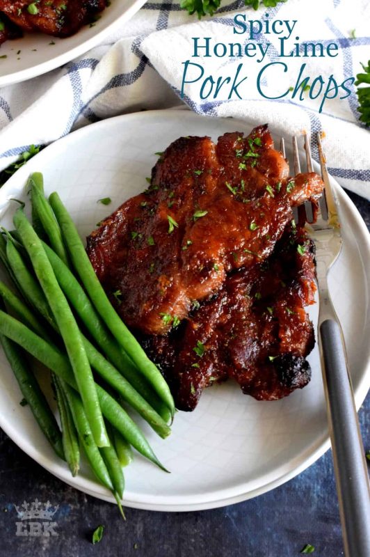 Spicy Honey Lime Pork Chops