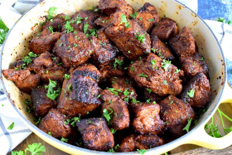 Spicy Buttered Steak Bites