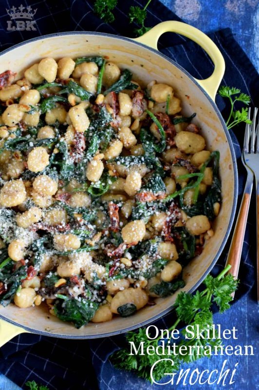 One Skillet Mediterranean Gnocchi