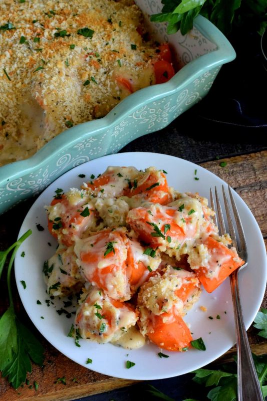 Creamy Cheesy Carrot Casserole