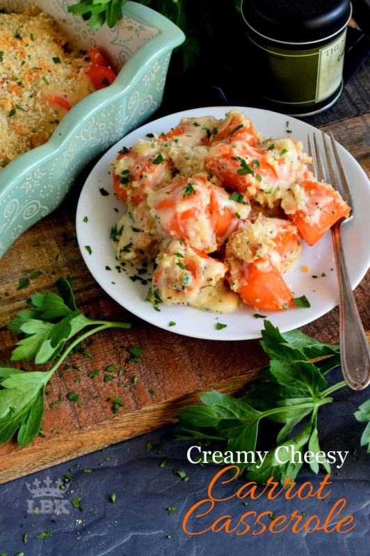 Creamy Cheesy Carrot Casserole