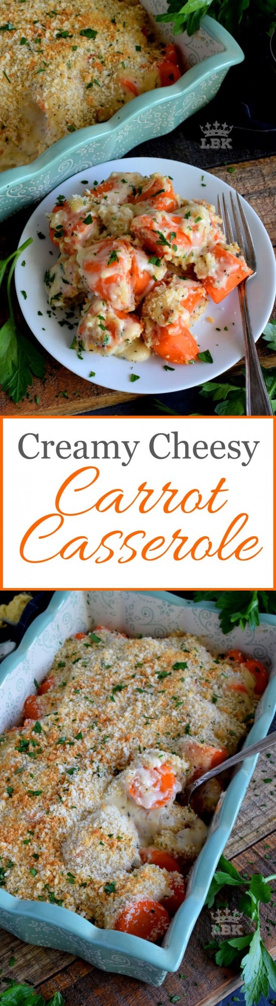 Creamy Cheesy Carrot Casserole