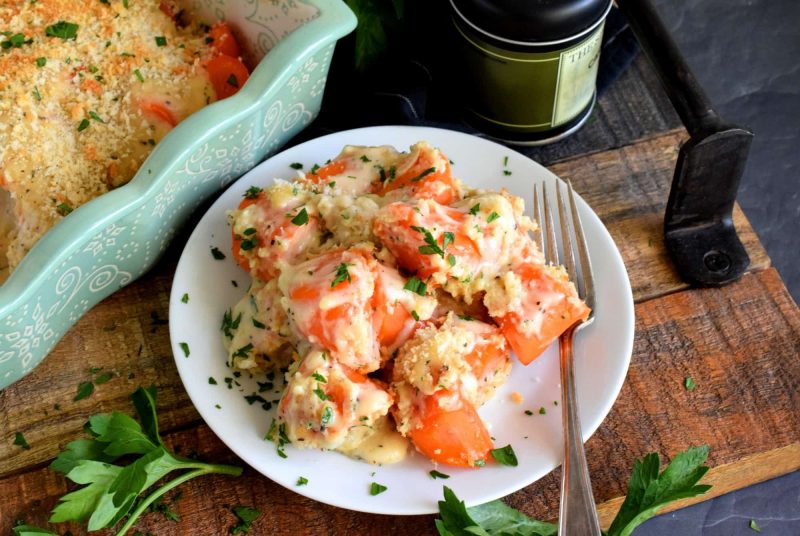 Creamy Cheesy Carrot Casserole