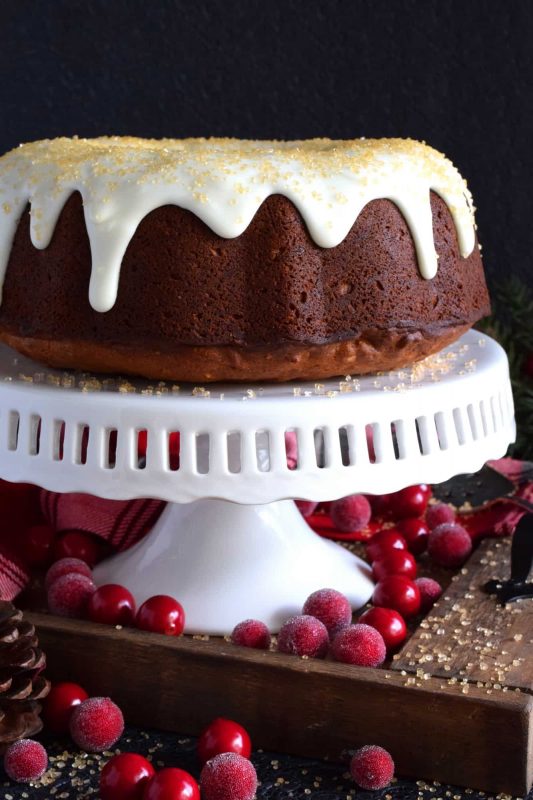 Christmas Mixed Nut Bundt Cake