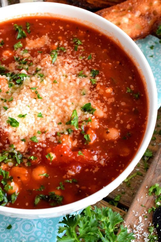 White Bean and Tomato Soup