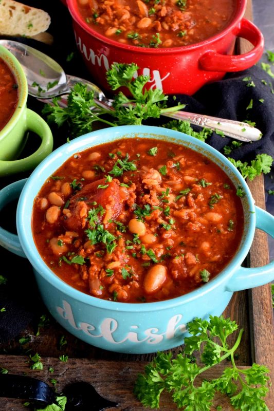 Spicy Chorizo Soup
