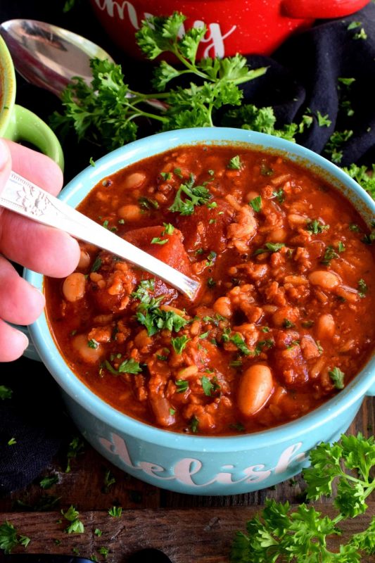 Spicy Chorizo Soup