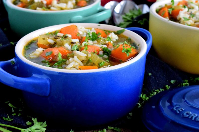 Vegetable Rice Soup