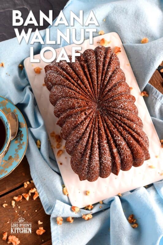 This has to be the easiest Banana Walnut Loaf to make! With just one bowl and a spatula, you too can whip up this delicious treat. It's a no-fuss, no-mess recipe with all of the flavour and richness you'd expect from a homemade banana loaf. #banana #walnut #bread #loaf