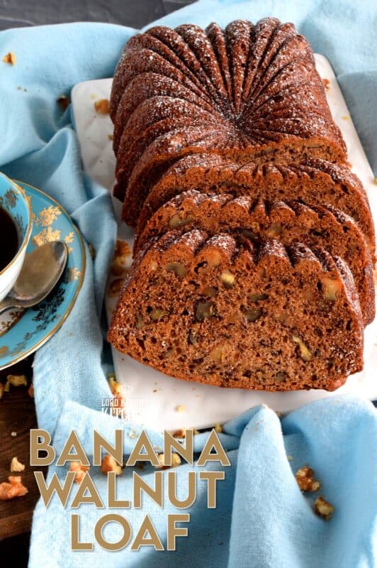This has to be the easiest Banana Walnut Loaf to make! With just one bowl and a spatula, you too can whip up this delicious treat. It's a no-fuss, no-mess recipe with all of the flavour and richness you'd expect from a homemade banana loaf. #banana #walnut #bread #loaf