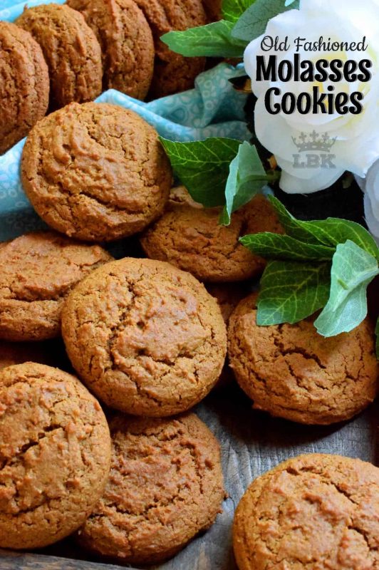 Old Fashioned Molasses Cookies are soft and moist; they are nostalgic and perfect for sharing, gift-giving, or just relaxing at home with an afternoon tea.
#oldfashioned #molasses #cookies #grandma #soft #moist #chewy