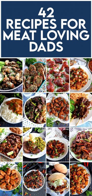A collection of 42 Father's Day Recipes for Meat Loving Dads from Lord Byron's Kitchen! Scroll through for some wonderful recipe ideas to celebrate your day!
