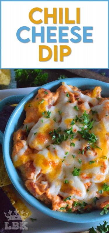With the help of a store-bought chili seasoning mix, and canned tomatoes, Chili Cheese Dip comes together in no time at all!  This is a baked dip that's super cheesy, creamy, and as spicy as you want it to be!