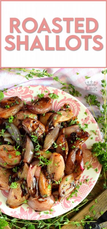 Casually simple, elegantly delicious; roasted shallots couldn't possibly get any easier and the possibilities are endless! #roasted #shallots #vegetables #root #onions