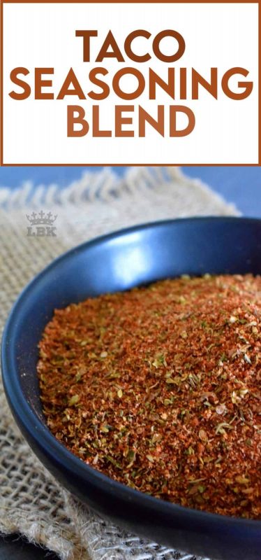 Do yourself a favour; take a few minutes to mix together your own homemade Taco Seasoning Blend. With it on hand, you'll have an endless supply of recipe possibilities! Prepared with what most of us have in our spice racks already, this blend will keep in your pantry for months! #taco #tacoseasoning #seasoningblend #homemade #tacotuesday