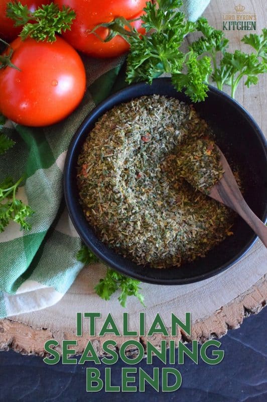 Homemade seasoning blends are the best! All you need is your spice rack and a few minutes to make your own version of the popular Italian Seasoning Blend. It will open up lots of recipe possibilities and save you money too! Prepared with what most of us have in our spice racks already, this blend will keep in your pantry for months! #italian #italianseasoning #spices #seasoningblends #spiceblends