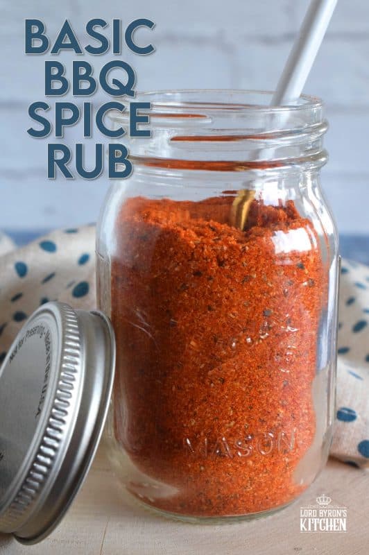 A good Basic BBQ Spice Rub should be in every cook's pantry. Use it liberally on pork, chicken, or beef for a bold, smoky, sweet, and spicy flavour. Perfect for grilling, frying, and roasting! #bbq #spicerub #dryrub #homemade #seasoning