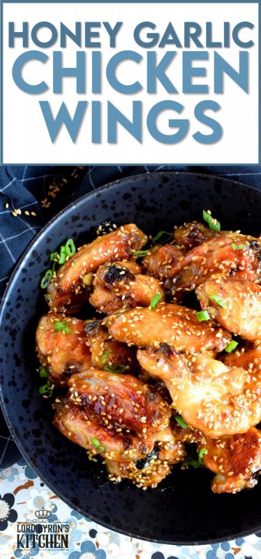 My all-time favourite ingredient combination, which is garlic and honey, transforms the simple chicken wing into something extraordinary! Over twenty year of making chicken wing flavour combinations, and this is still the all-time favourite. And, when it comes to Honey Garlic Chicken Wings, I don't share! #honey #garlic #honeygarlic #chicken #wings #chickenwings