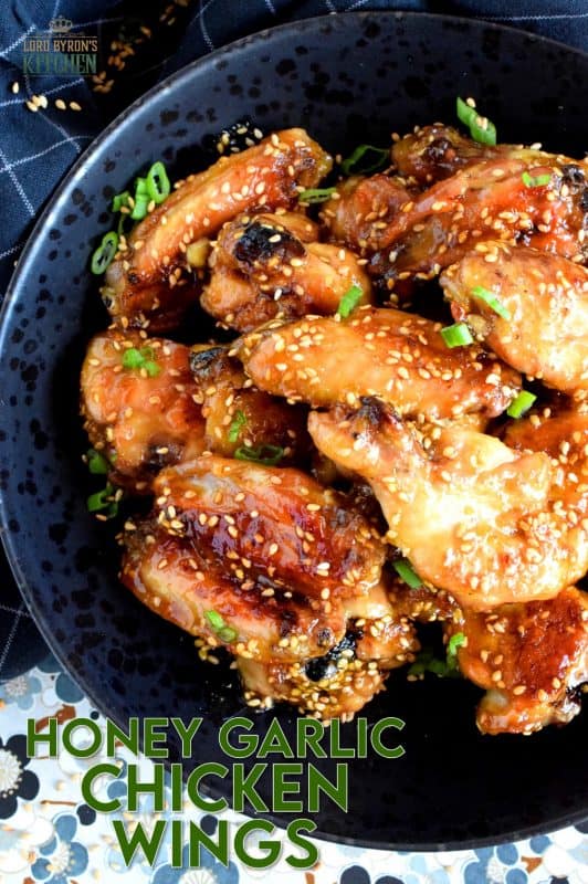 My all-time favourite ingredient combination, which is garlic and honey, transforms the simple chicken wing into something extraordinary! Over twenty year of making chicken wing flavour combinations, and this is still the all-time favourite. And, when it comes to Honey Garlic Chicken Wings, I don't share! #honey #garlic #honeygarlic #chicken #wings #chickenwings