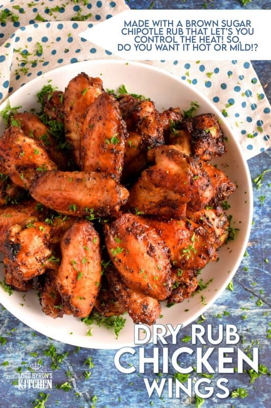 Quick and Easy is the theme of these Dry Rub Chicken Wings. Appetizing party food doesn't have to be complicated to be delicious. These wings are so easy; coat with the dry rub, marinate for 30 minutes, and then bake! Sometimes, easy equals delicious! #dry #rub #baked #chicken #wings