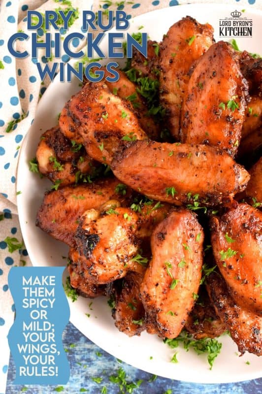 Quick and Easy is the theme of these Dry Rub Chicken Wings. Appetizing party food doesn't have to be complicated to be delicious. These wings are so easy; coat with the dry rub, marinate for 30 minutes, and then bake! Sometimes, easy equals delicious! #dry #rub #baked #chicken #wings