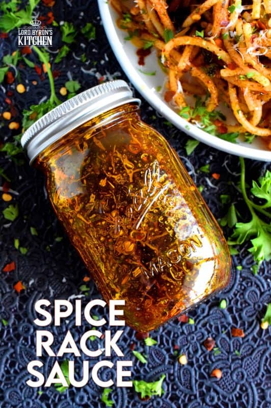 A delicious and delightful all-purpose sauce made with olive oil and the herbs and spices found in everyone's spice rack. A simple sauce with a simple name, Spice Rack Sauce certainly won't break the bank, but it most certainly will rock your taste buds! #sauce #vegetarian #spicerack #spices #herbs