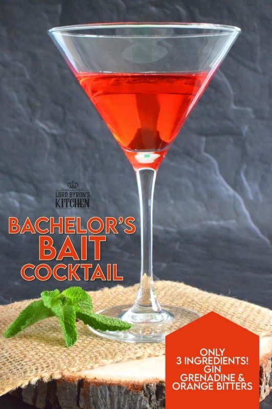 With such an intriguing name, it's no wonder this cocktail has been getting attention since the 1930s. A Bachelor's Bait Cocktail has theories surrounding its origins, but are they just theories? #bachelorbait #bachelors #bait #cocktail #theresalwaystimeforacocktail #gin #grenadine