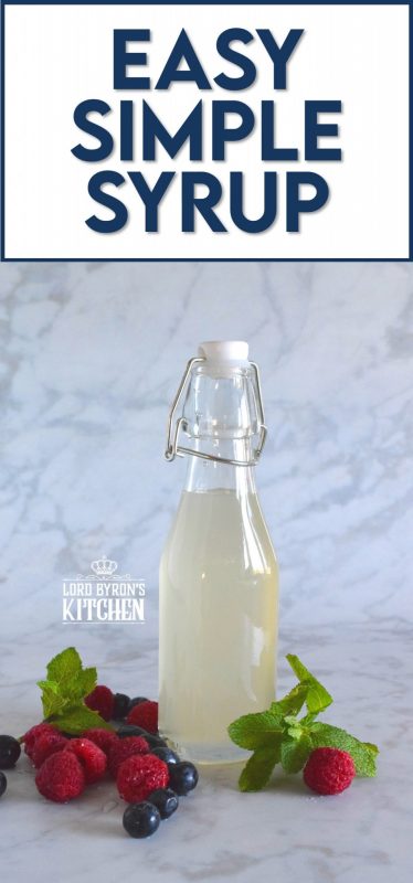 A simple syrup, sometimes referred to as a sugar syrup, is in its most basic form, a liquid sugar used to sweeten things like cocktails, fruit juice, and other beverages. But, its use has much further reach than just a cold and refreshing drink! #simplesyrup #sugarsyrup #syrup #sugar 