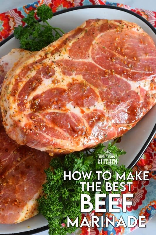 In those instances when just plain salt and pepper will not do, you need the Best Beef Marinade, and this post will share with you how to make it! It is not extravagant or complicated, but the flavour it imparts is absolutely extraordinary! #steak #beef #marinate #marinade #flavourtown #seasoning #grill