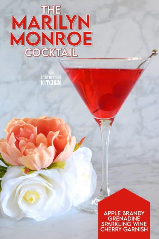 If a cocktail is to be named after the one and only Marilyn Monroe, it has to be vibrant and colourful, sweet and bubbly, and ultimately chic and classy! Serve chilled with a couple of maraschino cherries and be the superstar you were born to be! #marilynmonroe #cocktails #brandy #waldorfastoria