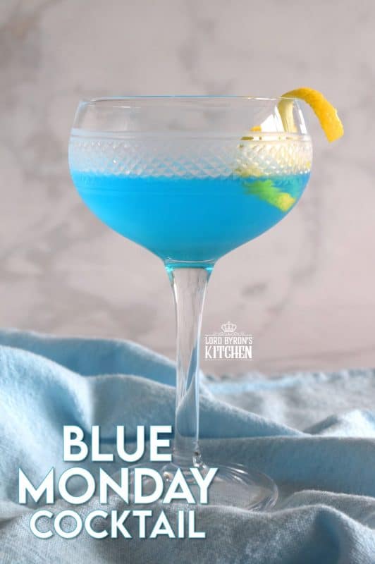 Love it or hate it, Monday comes at us all every single week. After a restful and relaxed weekend, the arrival of Monday can be rather depressing. This Blue Monday Cocktail will get you through it! #bluecocktails #bluecuracao #mondayblues #bluemonday #cocktails