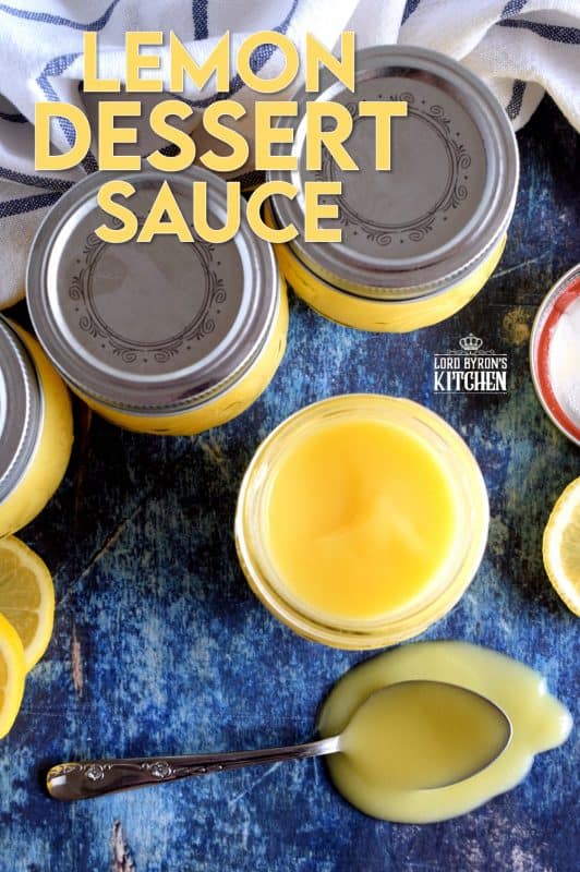 Lemon Dessert Sauce is the epitome of summer dessert topping. It is fresh and vibrant, and unlike curd, Lemon Dessert Sauce is thinner and pours easily over anything you think pairs well with lemon! #lemon #dessert #sauce #lemonsauce