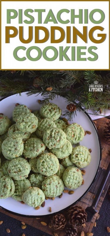 Light and fluffy, soft and moist, Pistachio Pudding Cookies are a cookie-lover's dream; and they're green too so they're perfect for the holidays! Plus, they're made with cream cheese, so you know they'll stay soft and moist! #pistachio #pudding #cookies #christmas #holiday #baking #green