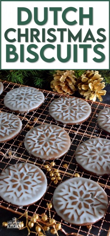 Dutch Christmas Biscuits, more commonly known as Speculaas, are stamped cookies with a very thin sugary glaze. These particular cookies have lots of deep spice flavour and the smell is just heaven! Speculaas surely look impressive, but you won't believe how easy they are to make! #Dutch #Christmas #baking #holiday #cookies #spiced #speculaas