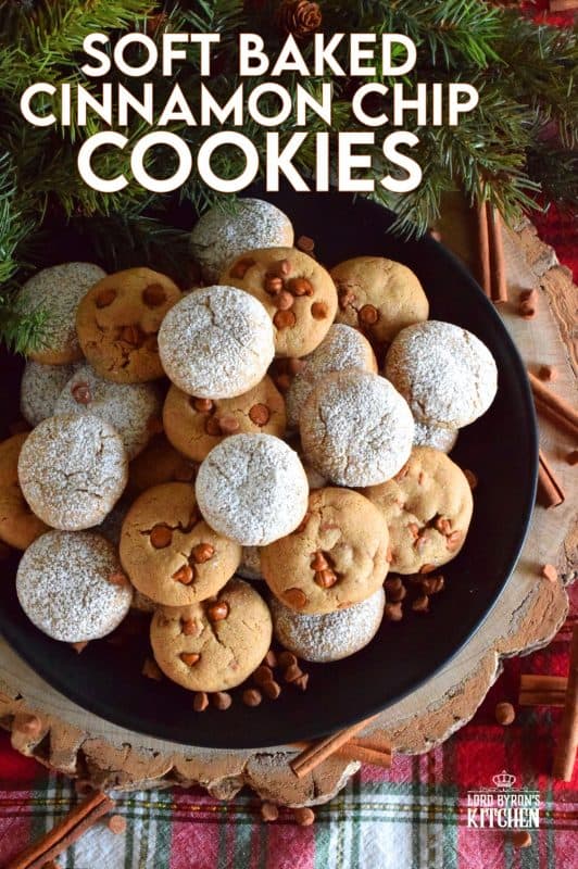 If you love soft, cinnamon flavoured cookies, these Soft Baked Cinnamon Chip Cookies are for you! Loaded with lots of cinnamon flavour, these quick, easy, freezer-friendly too! #softbaked #cookies #cinnamonchips #christmas #holiday #baking