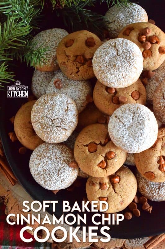If you love soft, cinnamon flavoured cookies, these Soft Baked Cinnamon Chip Cookies are for you! Loaded with lots of cinnamon flavour, these quick, easy, freezer-friendly too! #softbaked #cookies #cinnamonchips #christmas #holiday #baking