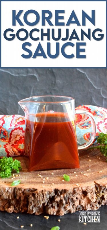 Gochujang has taken the world by storm as of late, and we love it! Korean Gochujang Sauce is sweet and spicy, but it's also tangy and savoury. This is an all-purpose sauce, meaning that it's great on just about anything you can think of! #korean #gochujang #sauce #koreansauce #gochujangsauce #spicy #sweetandsticky 
