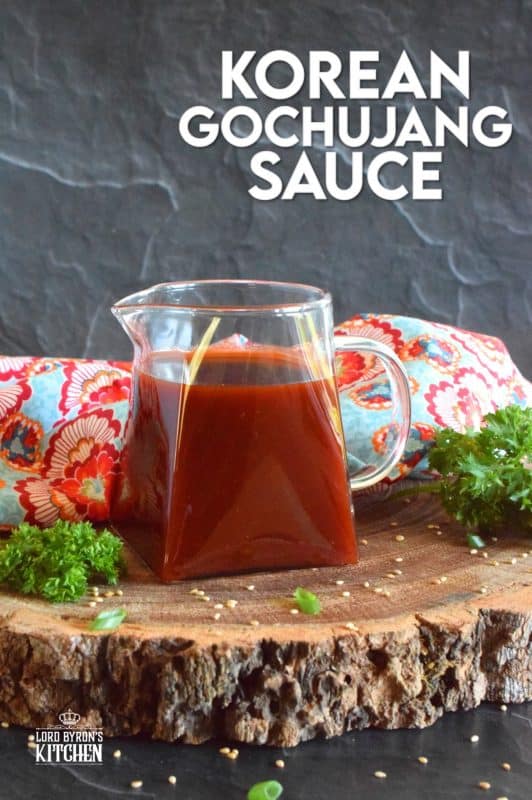 Gochujang has taken the world by storm as of late, and we love it! Korean Gochujang Sauce is sweet and spicy, but it's also tangy and savoury. This is an all-purpose sauce, meaning that it's great on just about anything you can think of! #korean #gochujang #sauce #koreansauce #gochujangsauce #spicy #sweetandsticky 
