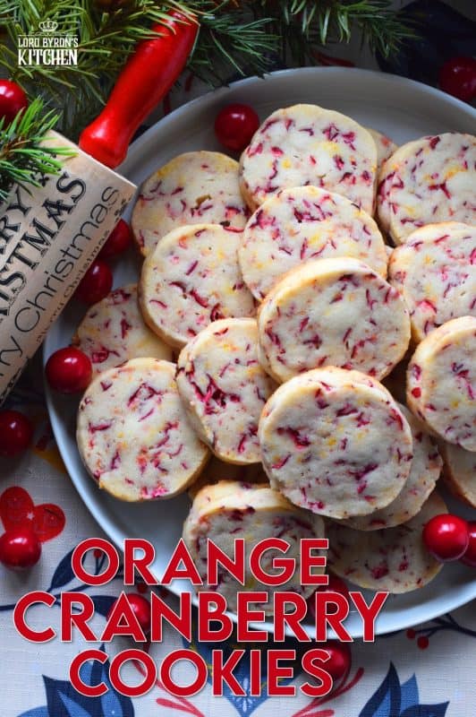 Have you been bamboozled by unexpected holiday company in the past? Prepare these cookies in advance and bake them up in a hurry whenever needed. Straight from the fridge to the oven, Orange Cranberry Cookies are delicious and gorgeous! As an added bonus, they will help keep you looking like the baking genius you are! #shortbread #cranberry #orange #zest #cookies #christmas #holiday #baking