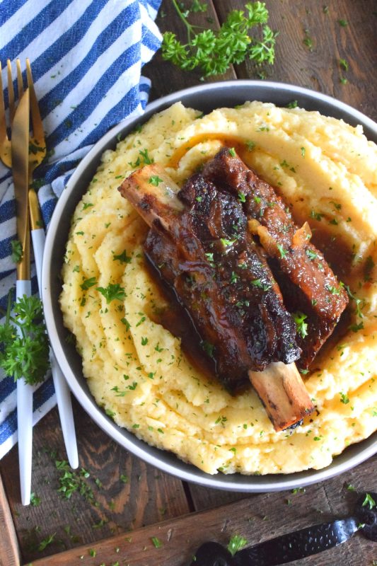 There's just no beating the flavour combination of sweet and sour; it's simple, inexpensive, rustic, and delicious. Sweet and Sour Braised Beef Ribs are easy to prepare and delightfully indulgent! #beefribs #shortribs #sweetandsour #braised #braising #ribs