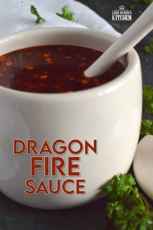 This hot and spicy sauce only has a scary name like Dragon Fire Sauce; it most certainly isn't blow-your-head-off hot - not in small amounts anyway! This sauce has so many uses and tastes great on so many things! Also, it is great for clearing your sinuses! #dragonfire #hotsauce #gochujang #hotandspicy #chilies