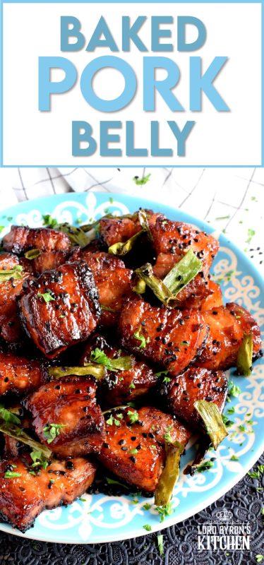 An indulgent dish that takes hold of your senses and doesn't apologize - Easy Baked Pork Belly is slightly spicy with hints of saltiness and sweetness; it's super moist and super delicious! #pork #belly #baked #porkbelly #theotherwhitemeat #asiancooking