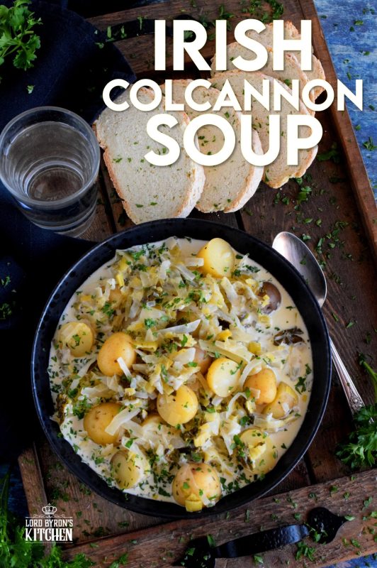 With St. Patrick's Day just around the corner, why not plan to prepare this Irish Colcannon Soup for dinner? It's a homemade, hearty, and healthy main! #irish #ireland #recipes #colcannon #green #stpatricksday