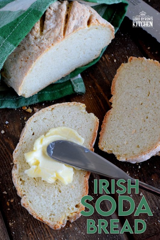 Made with a few simple ingredients, Irish Soda Bread is a great introduction to baking bread. It's a rustic and dense bread that's paired perfectly with soup! #Irish #soda #bread #stpatricksday