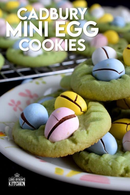 As if Cadbury Mini Eggs weren't addictive enough on their own, this recipe pairs them with a light and fluffy cookie base, and the result is a perfectly beautiful Easter treat! #cadbury #minieggs #easter #easterchocolate #cadburyminieggs #eastercookies